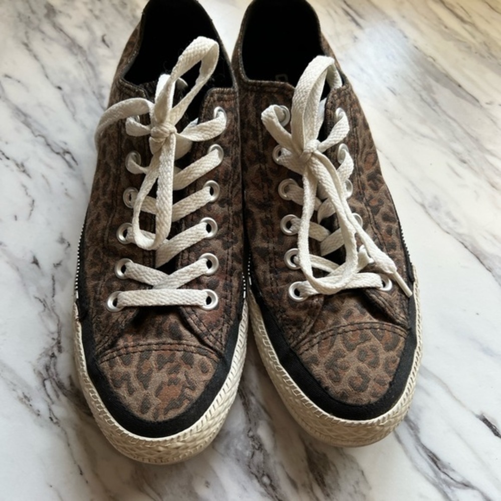 Cheetah Print Converse